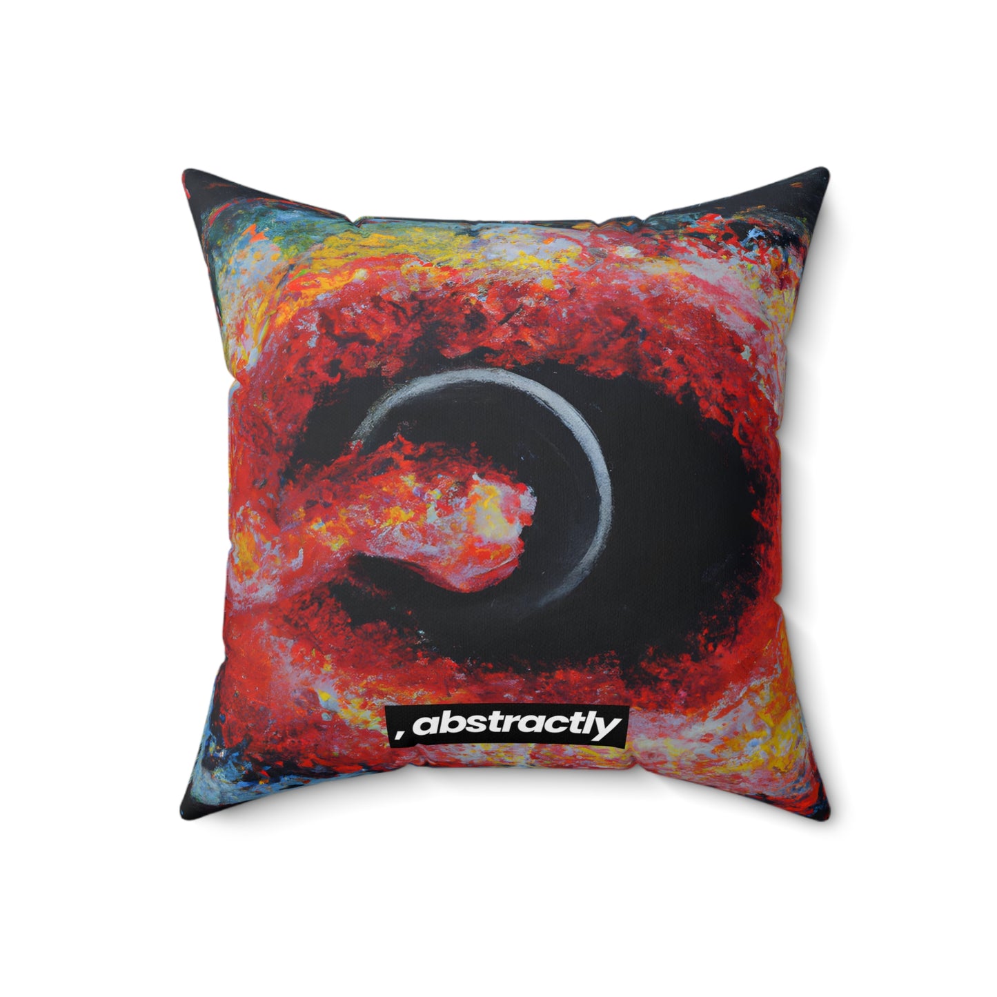 Oblivion Hexatrite - Chemistry, Abstractly - Faux Suede Throw Pillow