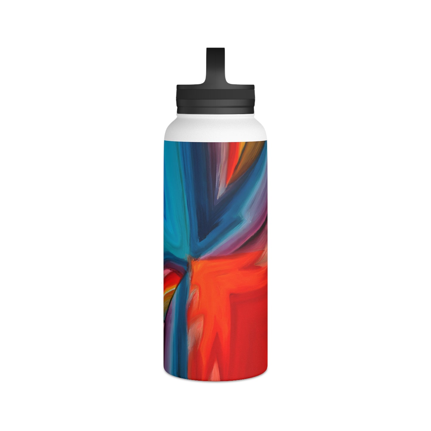 Barbara Fitzpatrick - Magnetic Force, Abstractly - Stainless Steel Water Bottle