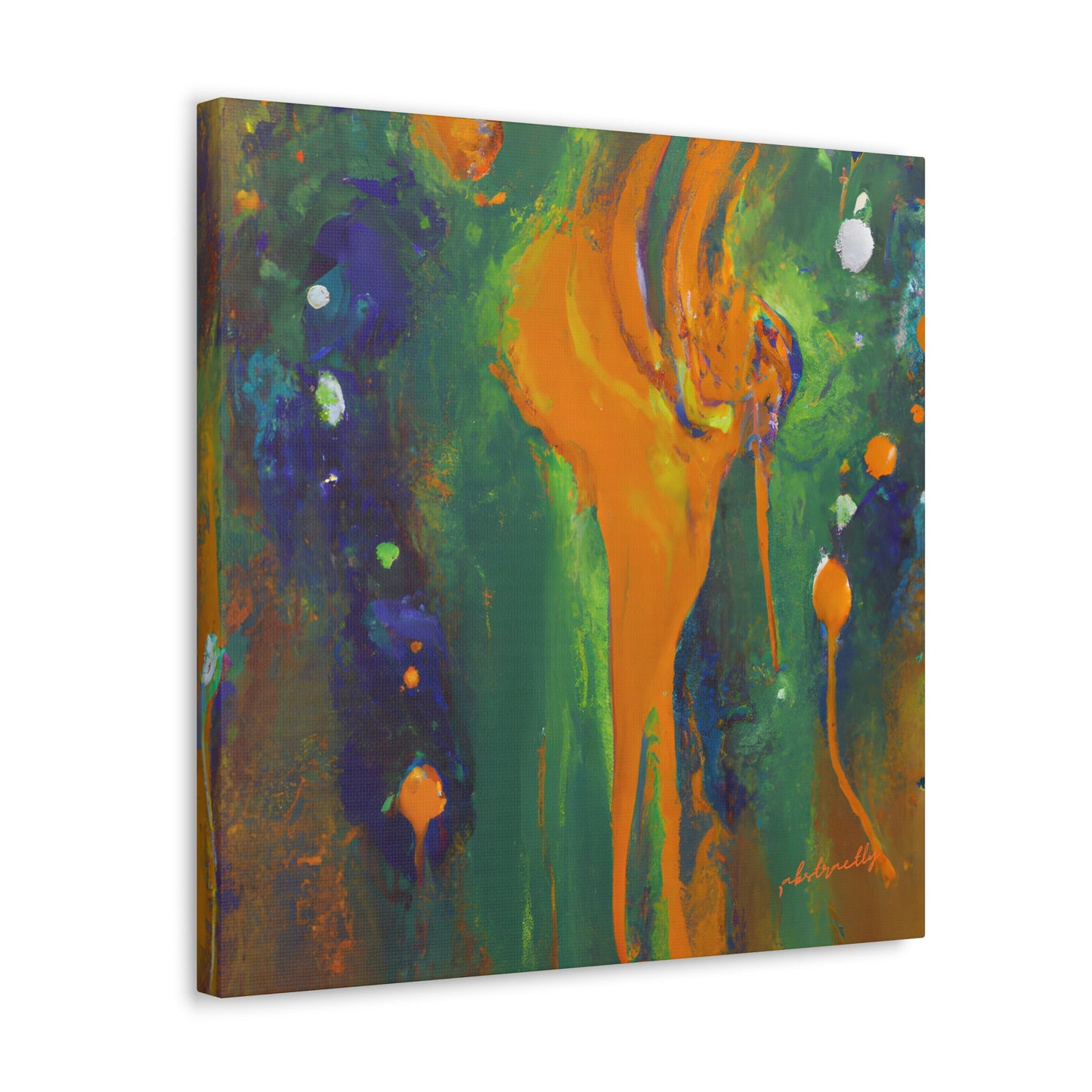 Quantum Sapphire Element - Chemistry, Abstractly - Canvas