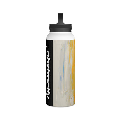 Pixeo Compound - Scandium, Abstractly - Stainless Steel Water Bottle