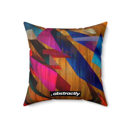 Mildred Thompson - Weak Force, Abstractly - Faux Suede Throw Pillow