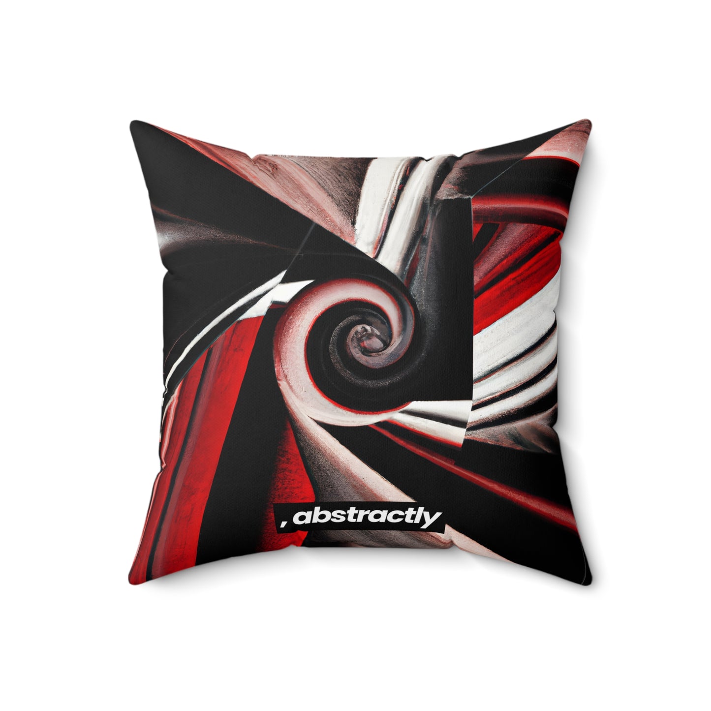 Louisa Eisenberg - Tension Force, Abstractly - Faux Suede Throw Pillow