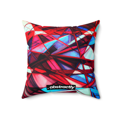 Howard Sternberg - Tension Force, Abstractly - Faux Suede Throw Pillow