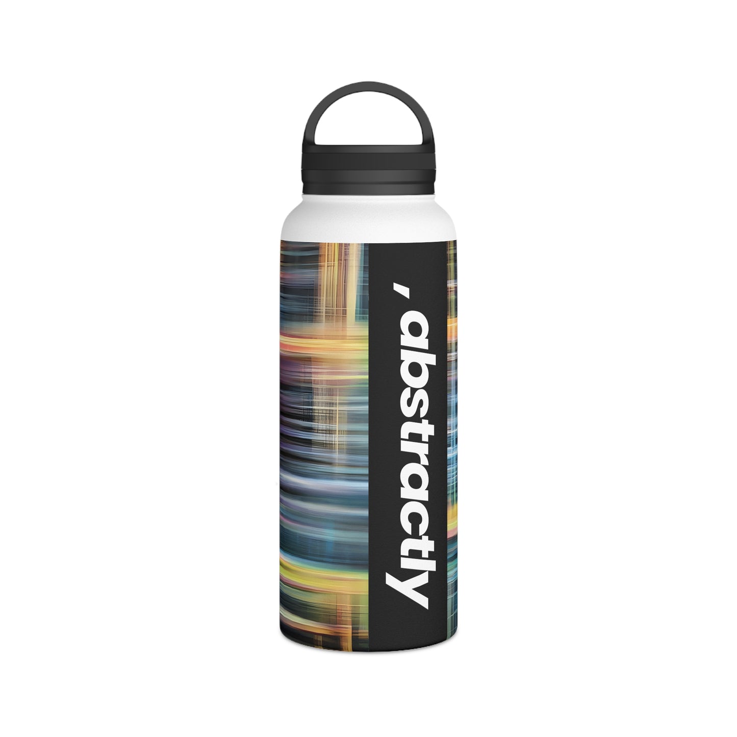 Mary Fermi - Air Resistance Force, Abstractly - Stainless Steel Water Bottle