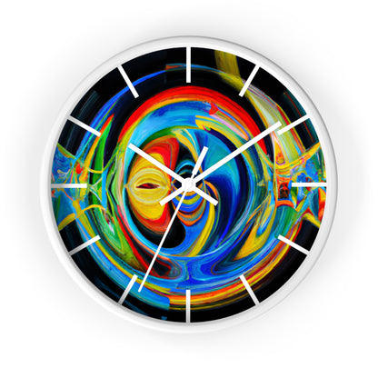 Clarence Strickland - Electric Force, Abstractly - Wall Clock