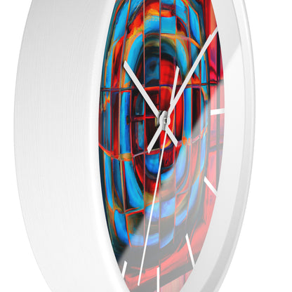 Felix Linderholm - Magnetic Force, Abstractly - Wall Clock