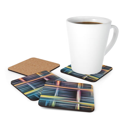 Mary Fermi - Air Resistance Force, Abstractly - Corkwood Coaster Set of 4