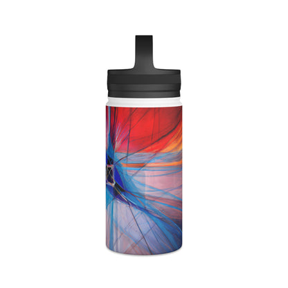 Sylvia Blackburn - Magnetic Force, Abstractly - Stainless Steel Water Bottle