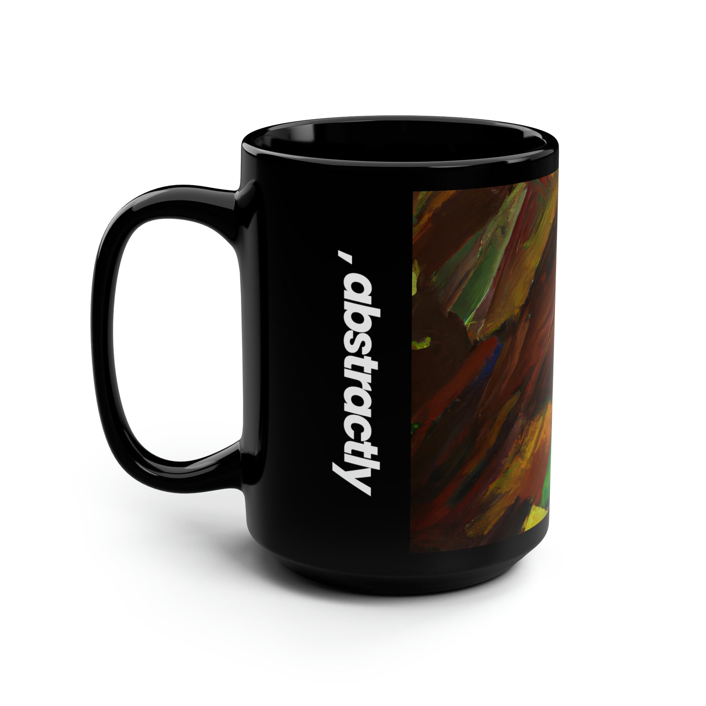 Zephyr Helium Hydride - Boron, Abstractly - Black Ceramic Mug 15oz