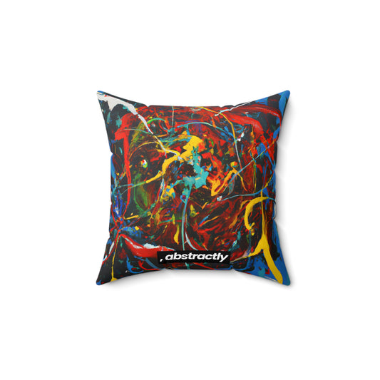 Galactic Ironium - Chemistry, Abstractly - Faux Suede Throw Pillow