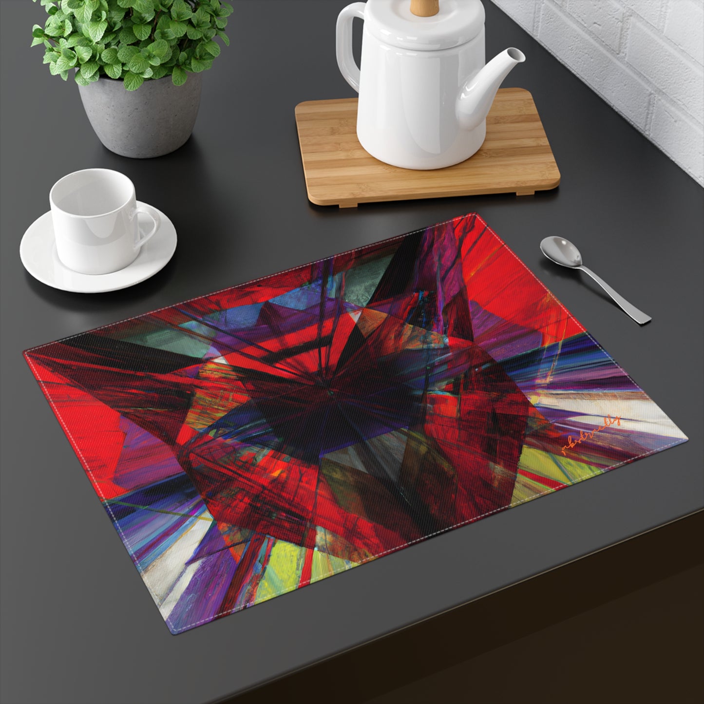 Rebecca Morland - Gravity Force, Abstractly - Placemat