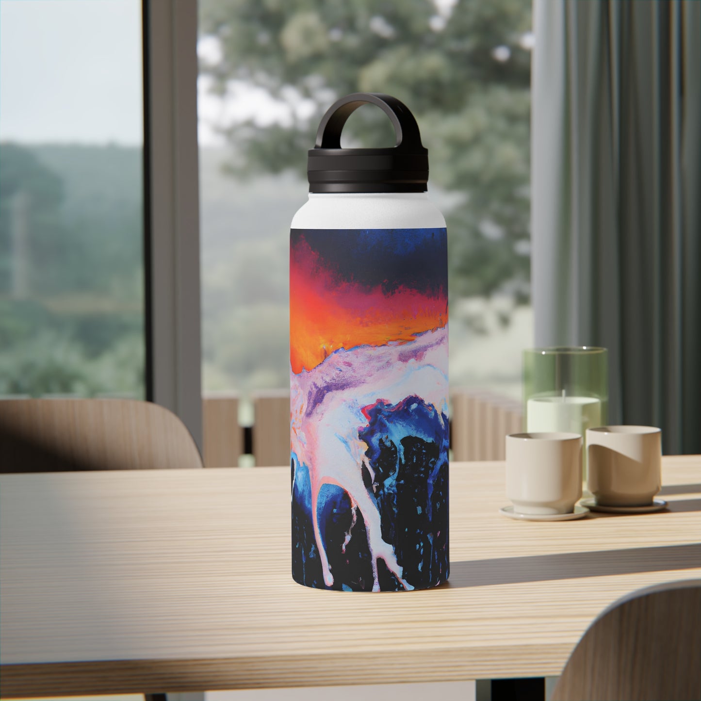 Bischoffite Alloy - Chemistry, Abstractly - Stainless Steel Water Bottle