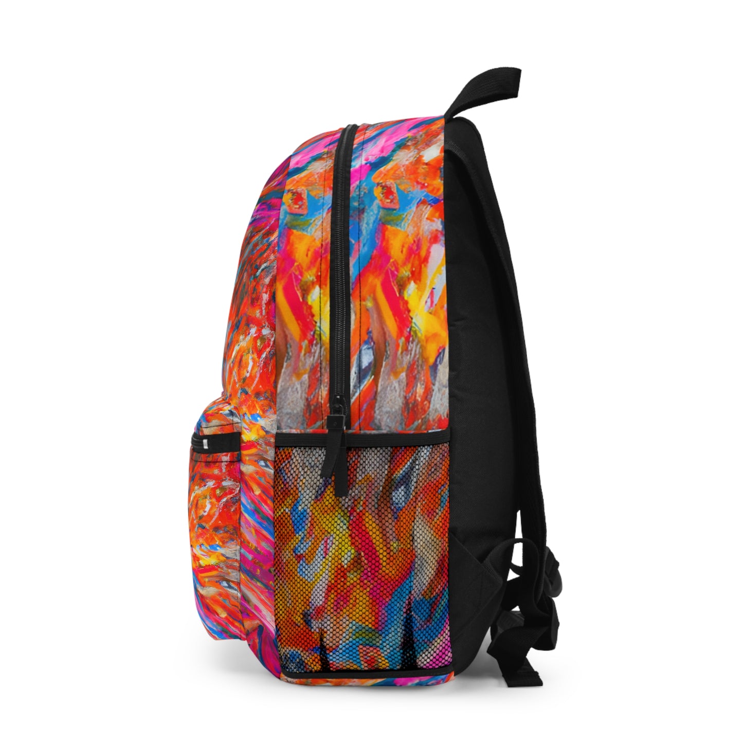 Solarian Crystal Prism - Neon, Abstractly - Backpack