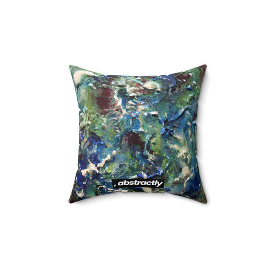 Crystalloxium Ether - Chemistry, Abstractly - Faux Suede Throw Pillow