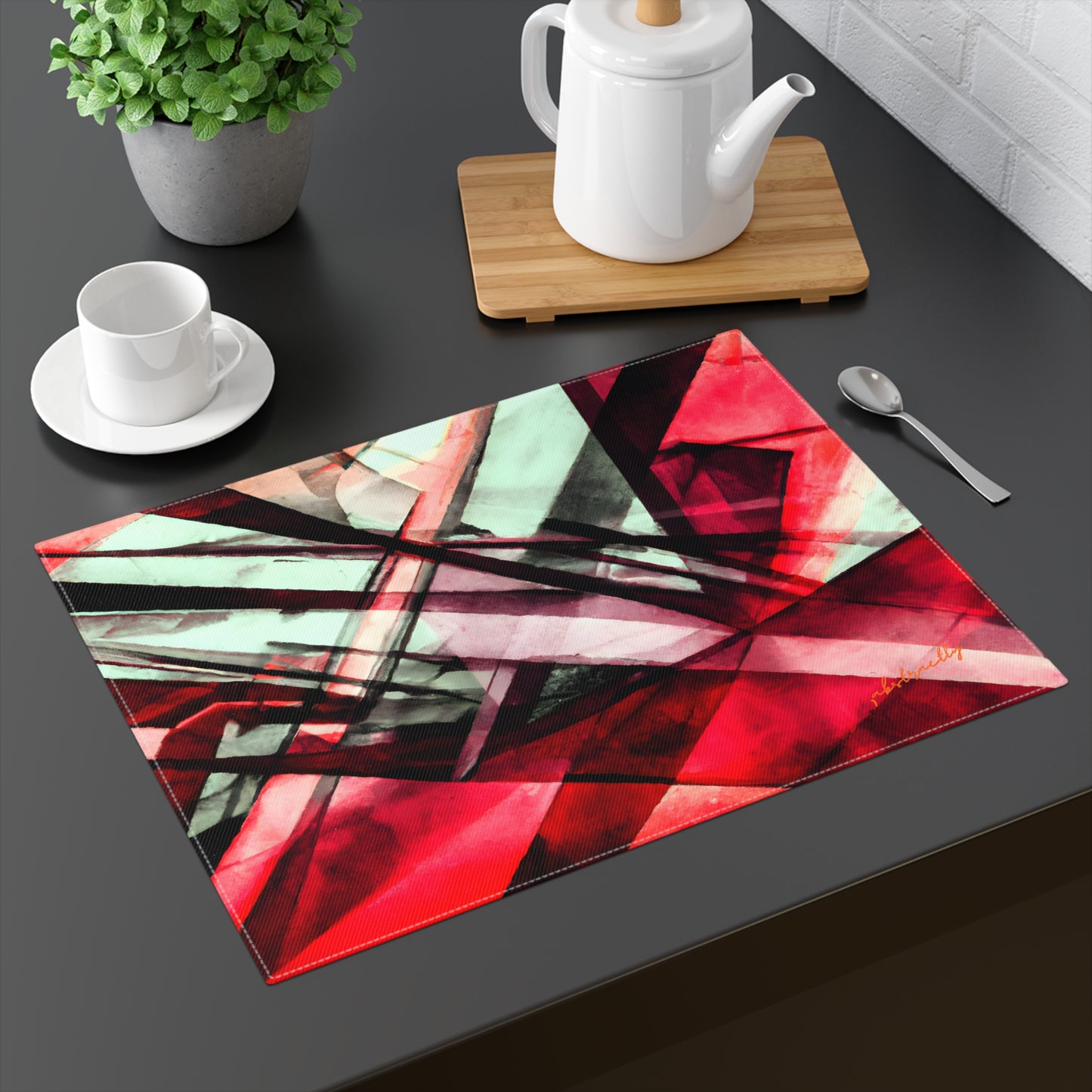 Phyllis Gallagher - Applied Force, Abstractly - Placemat