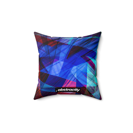 Lena Bernstein - Friction Force, Abstractly - Faux Suede Throw Pillow