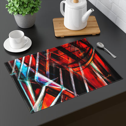 Cecilia Hartman - Electric Force, Abstractly - Placemat