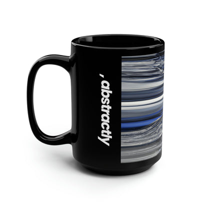 Victoria Eisenhardt - Spring Force, Abstractly - Black Ceramic Mug 15oz