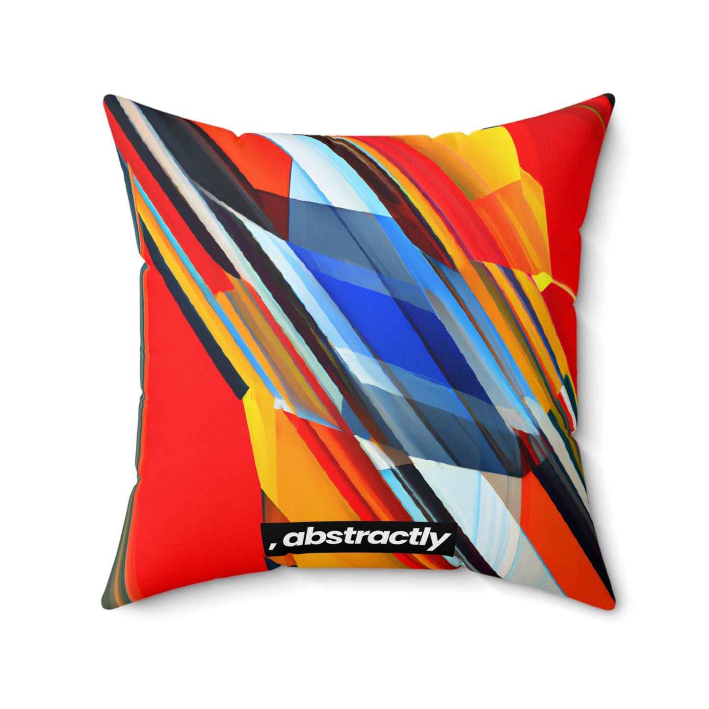 Joshua Fiedler - Air Resistance Force, Abstractly - Faux Suede Throw Pillow