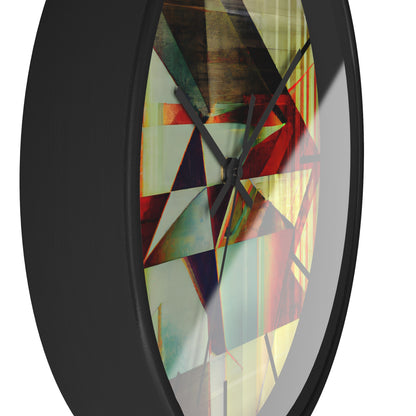 Eugene Bronson - Tension Force, Abstractly - Wall Clock