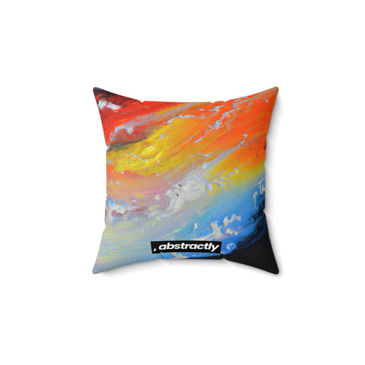 Pyrlyte Etherium - Chemistry, Abstractly - Faux Suede Throw Pillow