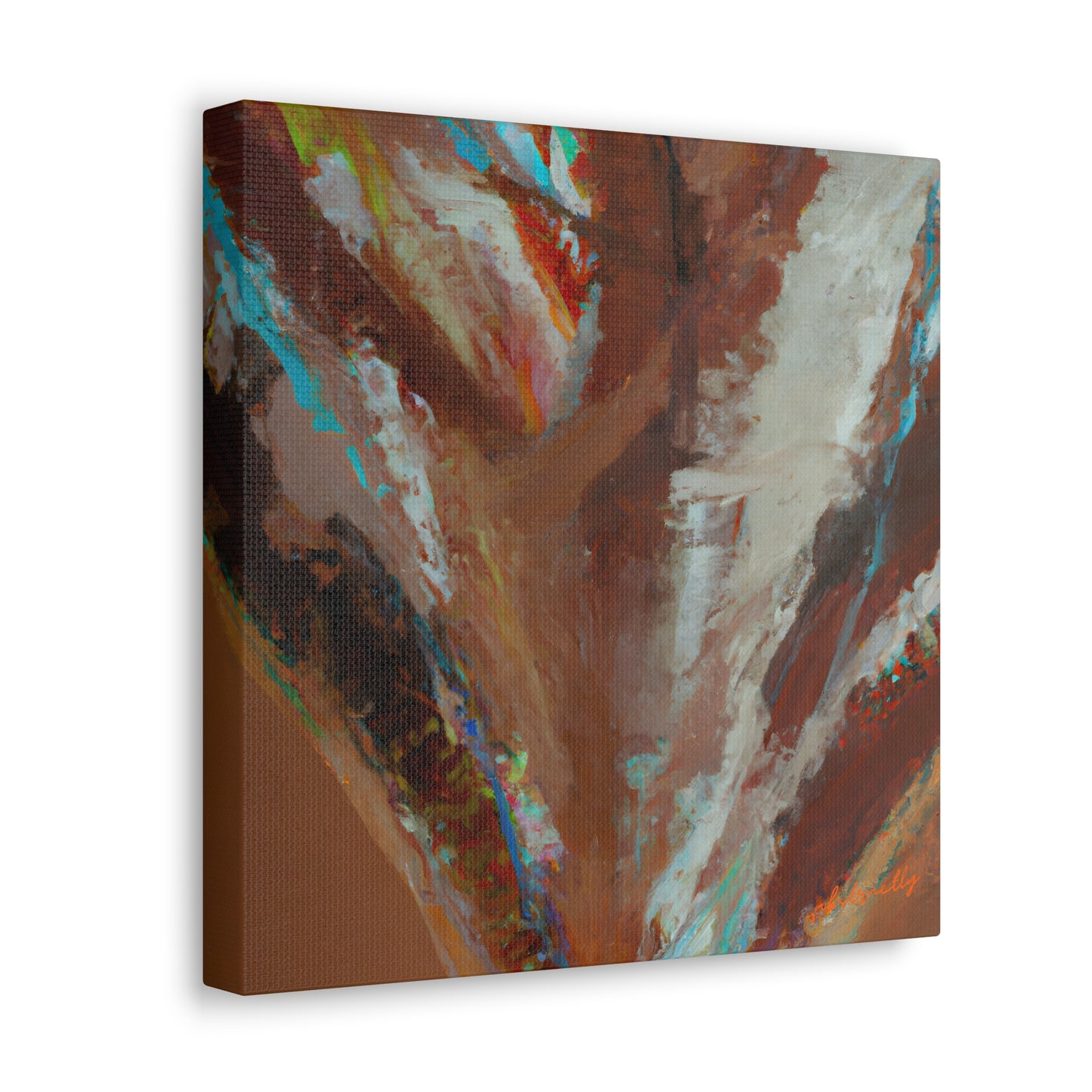 Quantum Glitter Crystal - Magnesium, Abstractly - Canvas