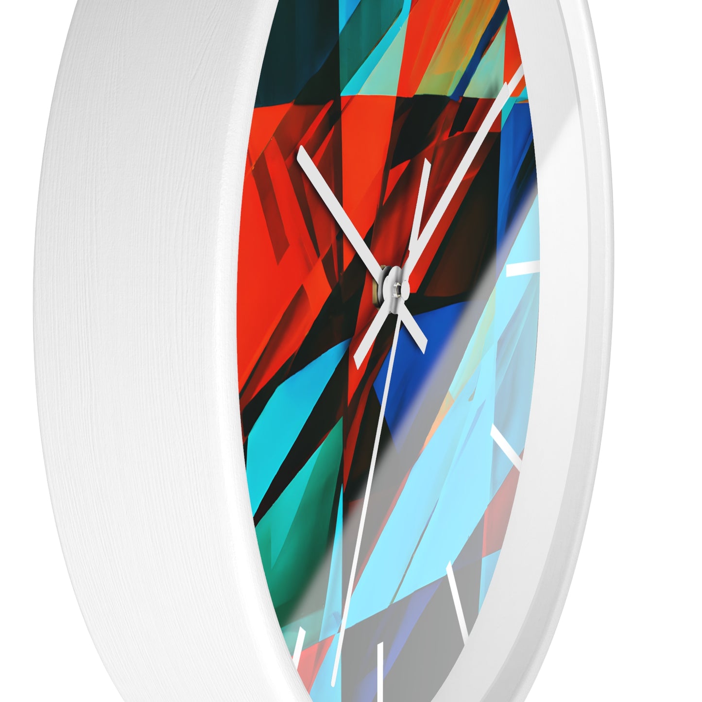 Helen Brandt - Electric Force, Abstractly - Wall Clock