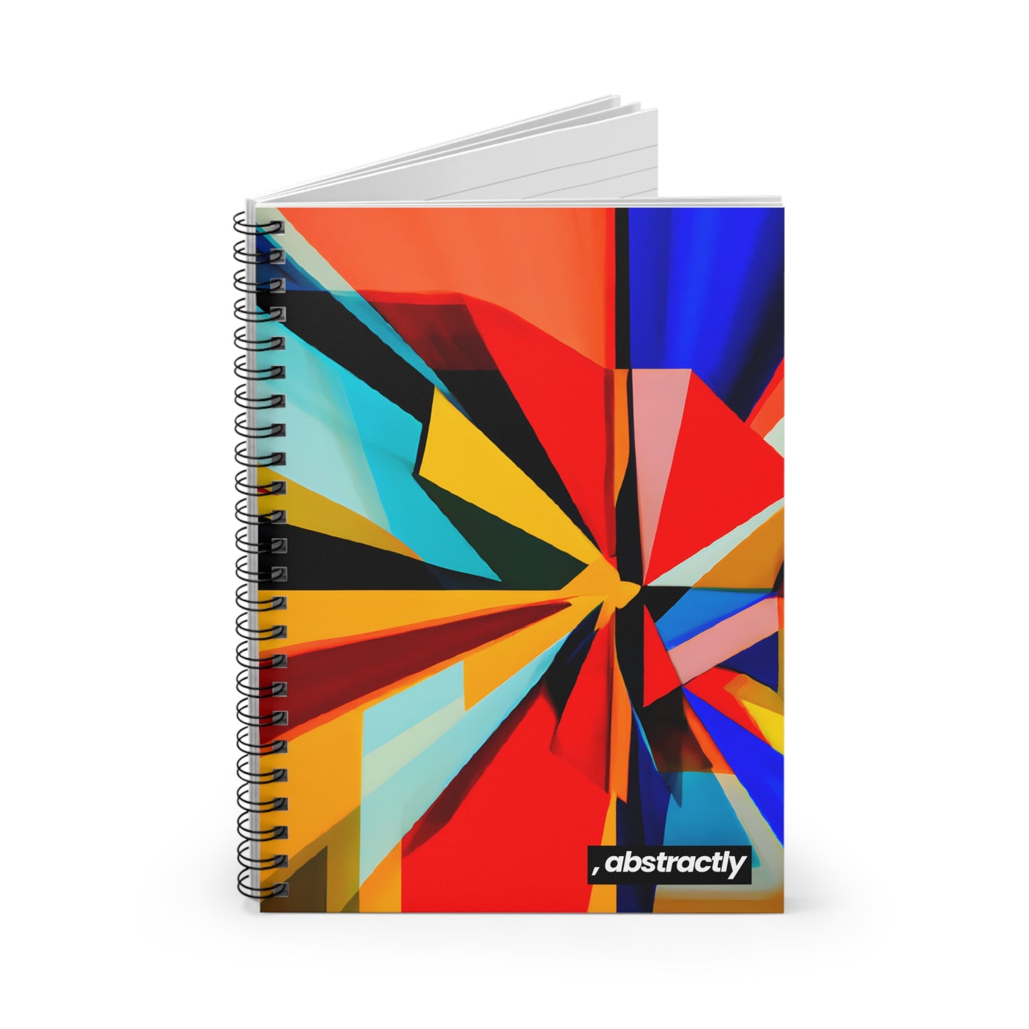 Oliver Lancaster - Electric Force, Abstractly - Spiral Notebook