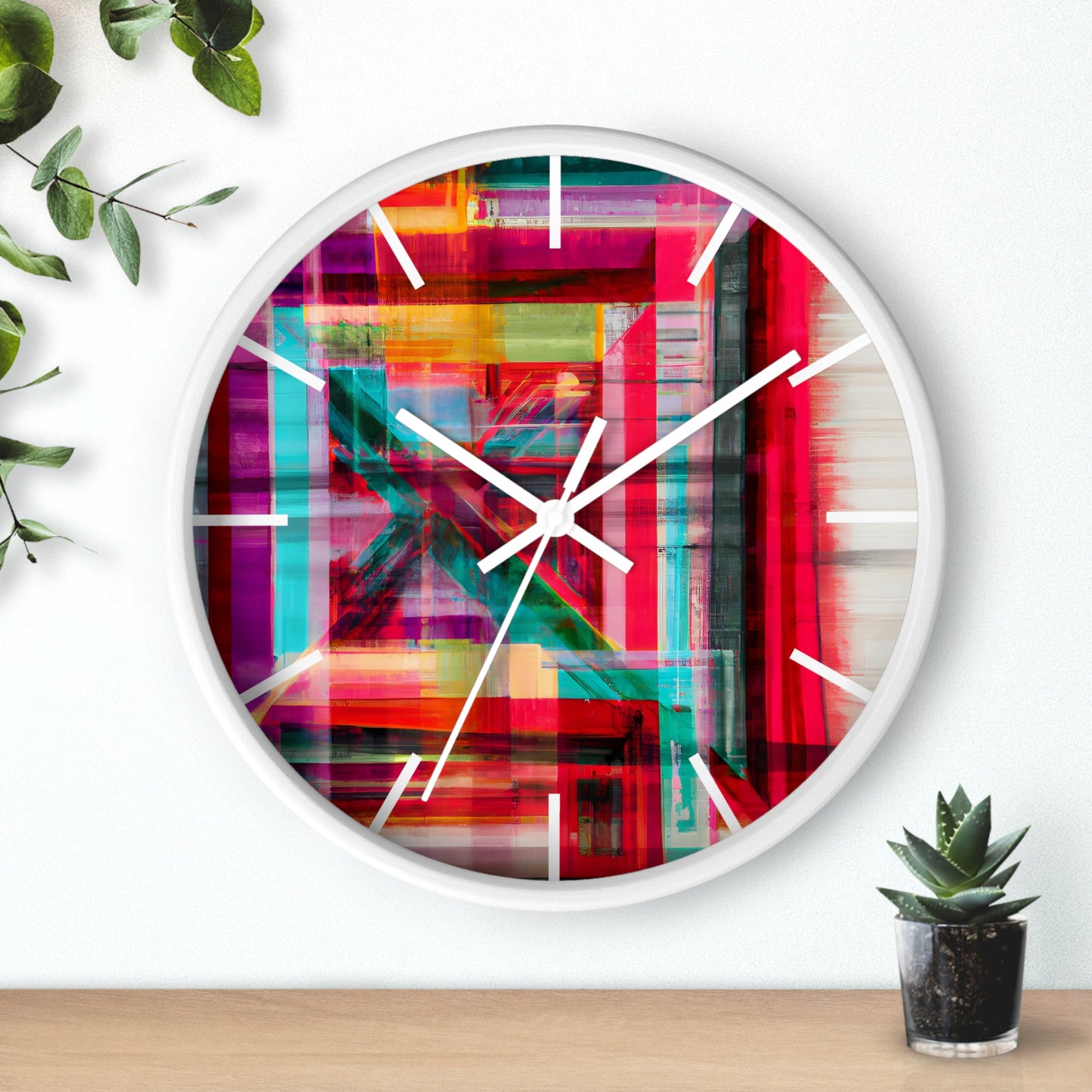 Mildred Hawking - Friction Force, Abstractly - Wall Clock