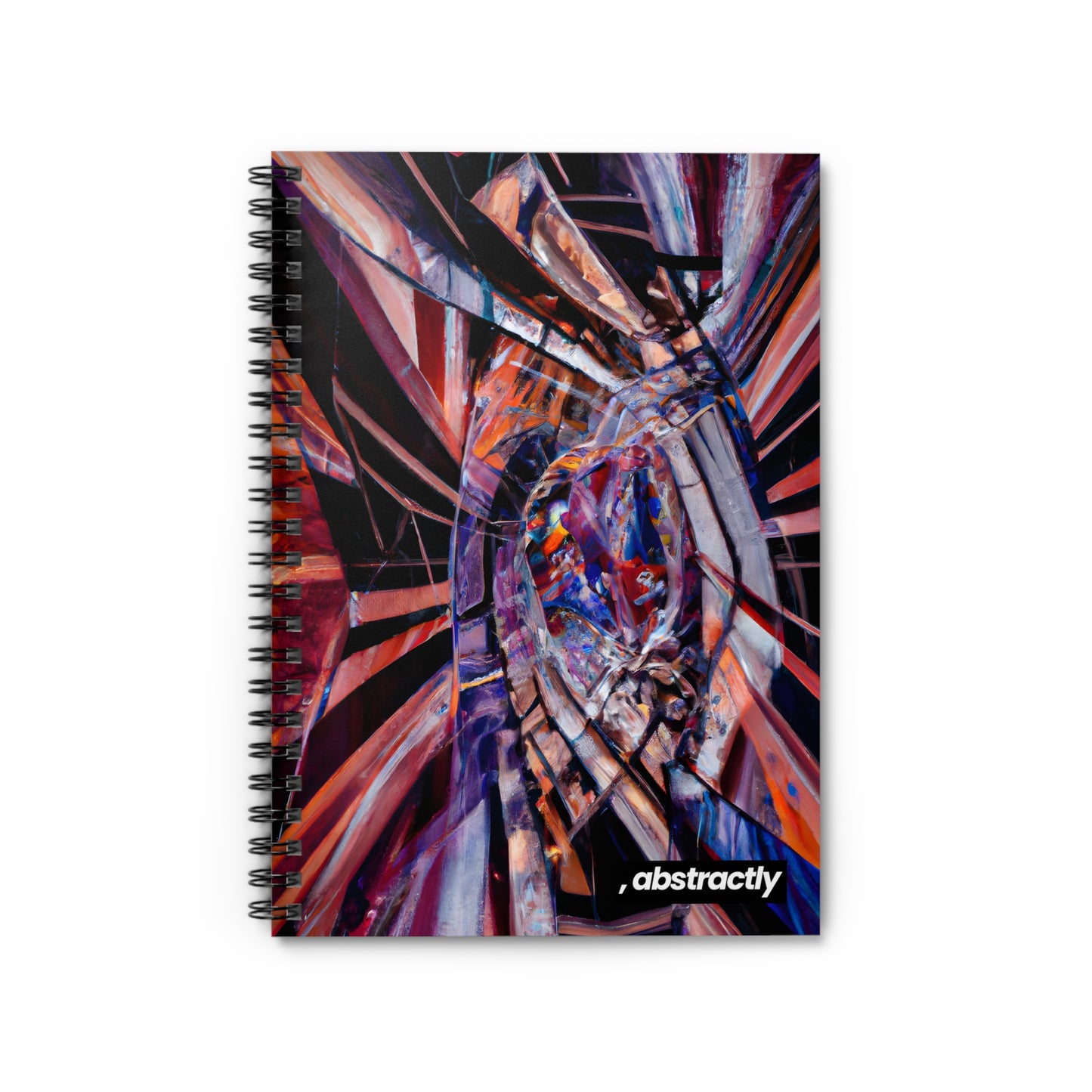 Belinda Hayes - Electromagnetic Force, Abstractly - Spiral Notebook