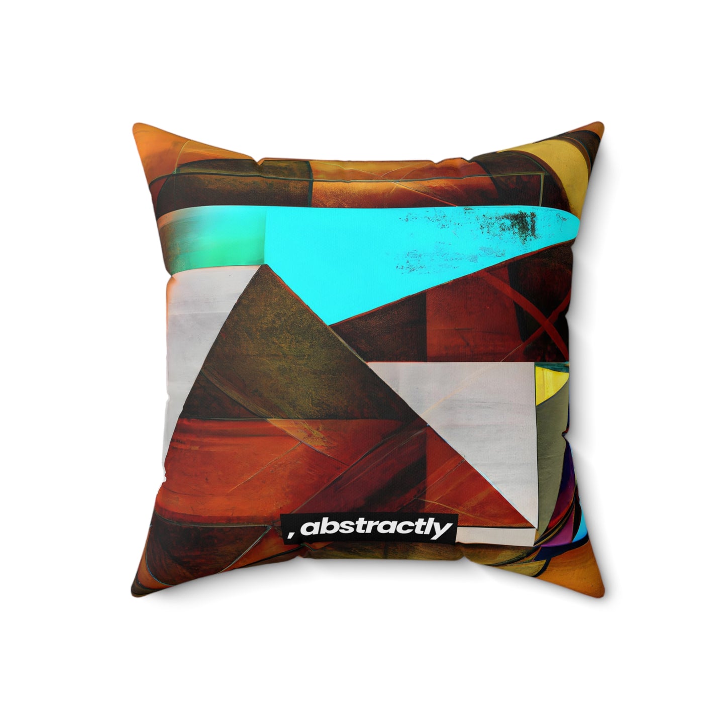 Julian Firth - Friction Force, Abstractly - Faux Suede Throw Pillow