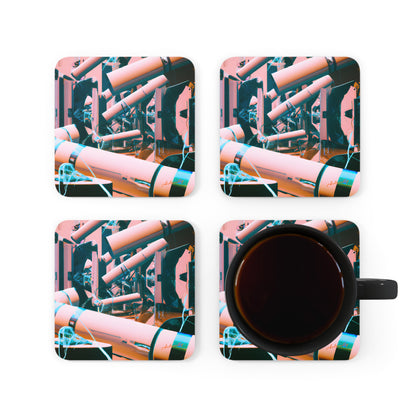 Vertex Audits - Accrual, Abstractly - Corkwood Coaster Set of 4