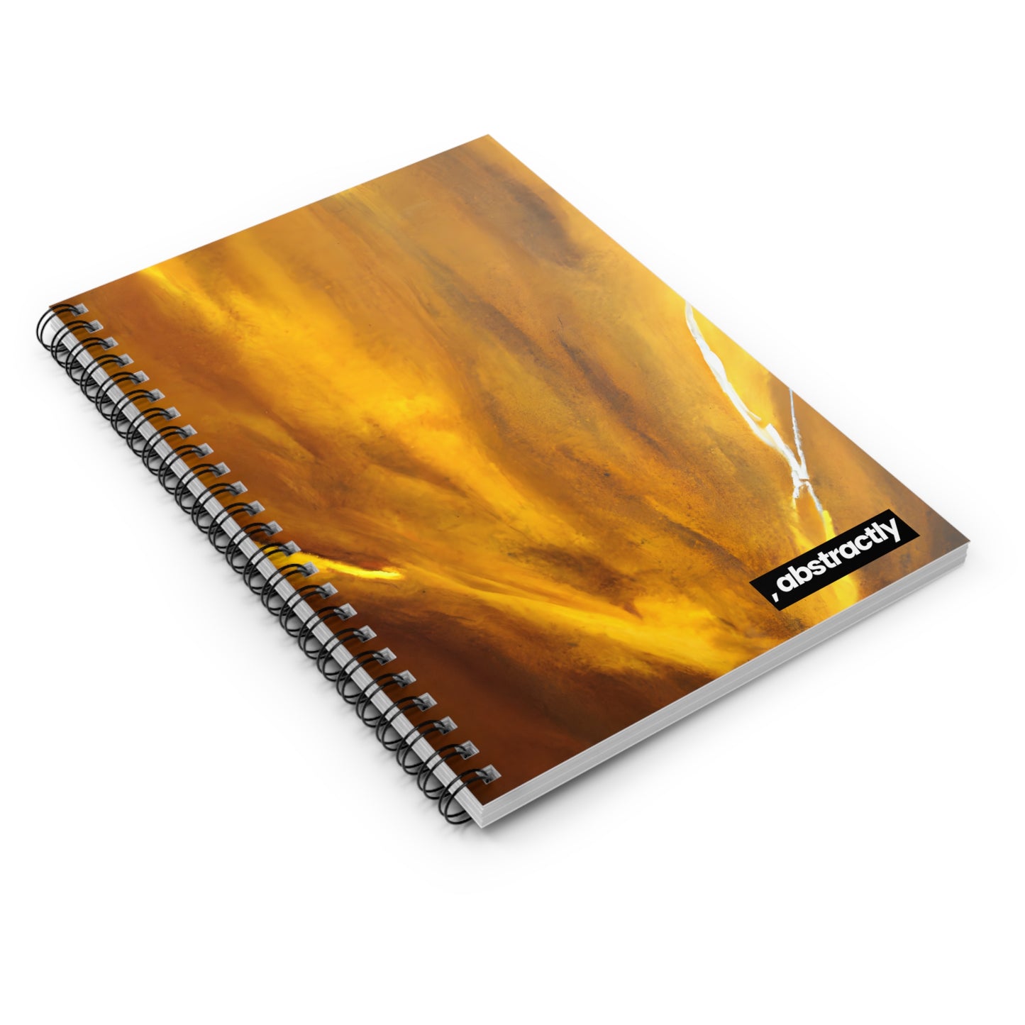 Cybernite Alloy - Titanium, Abstractly - Spiral Notebook