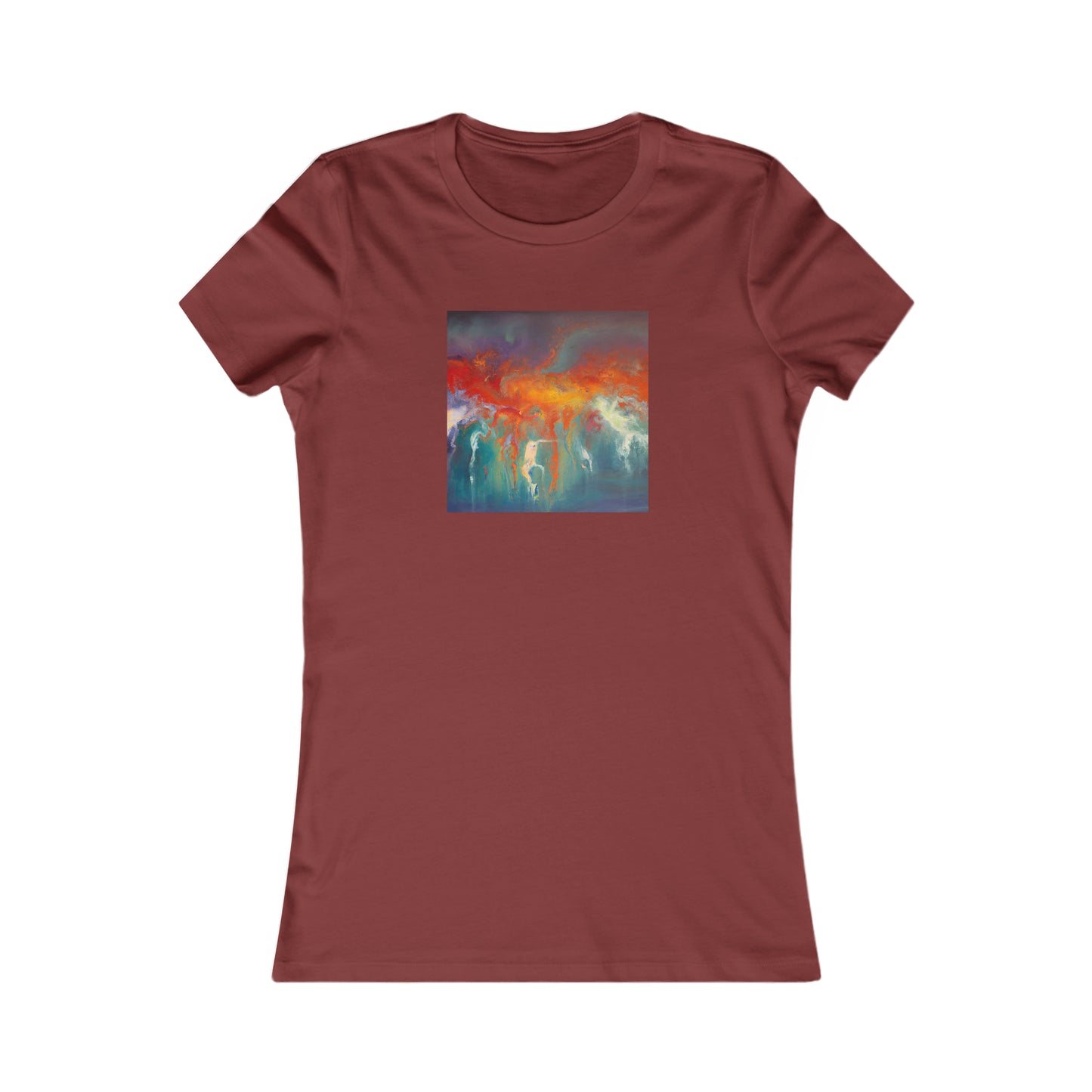 Fluxonite Crystal - Chemistry, Abstractly - Ladies' Cut Tee