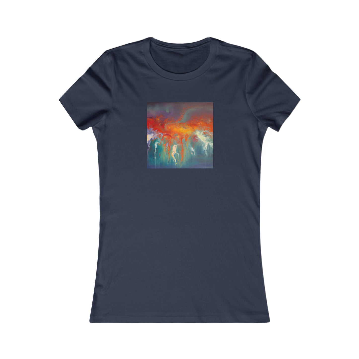 Fluxonite Crystal - Chemistry, Abstractly - Ladies' Cut Tee