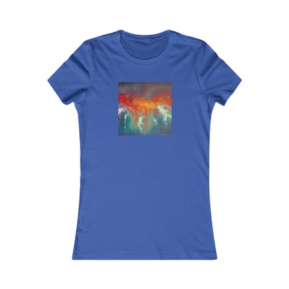 Fluxonite Crystal - Chemistry, Abstractly - Ladies' Cut Tee