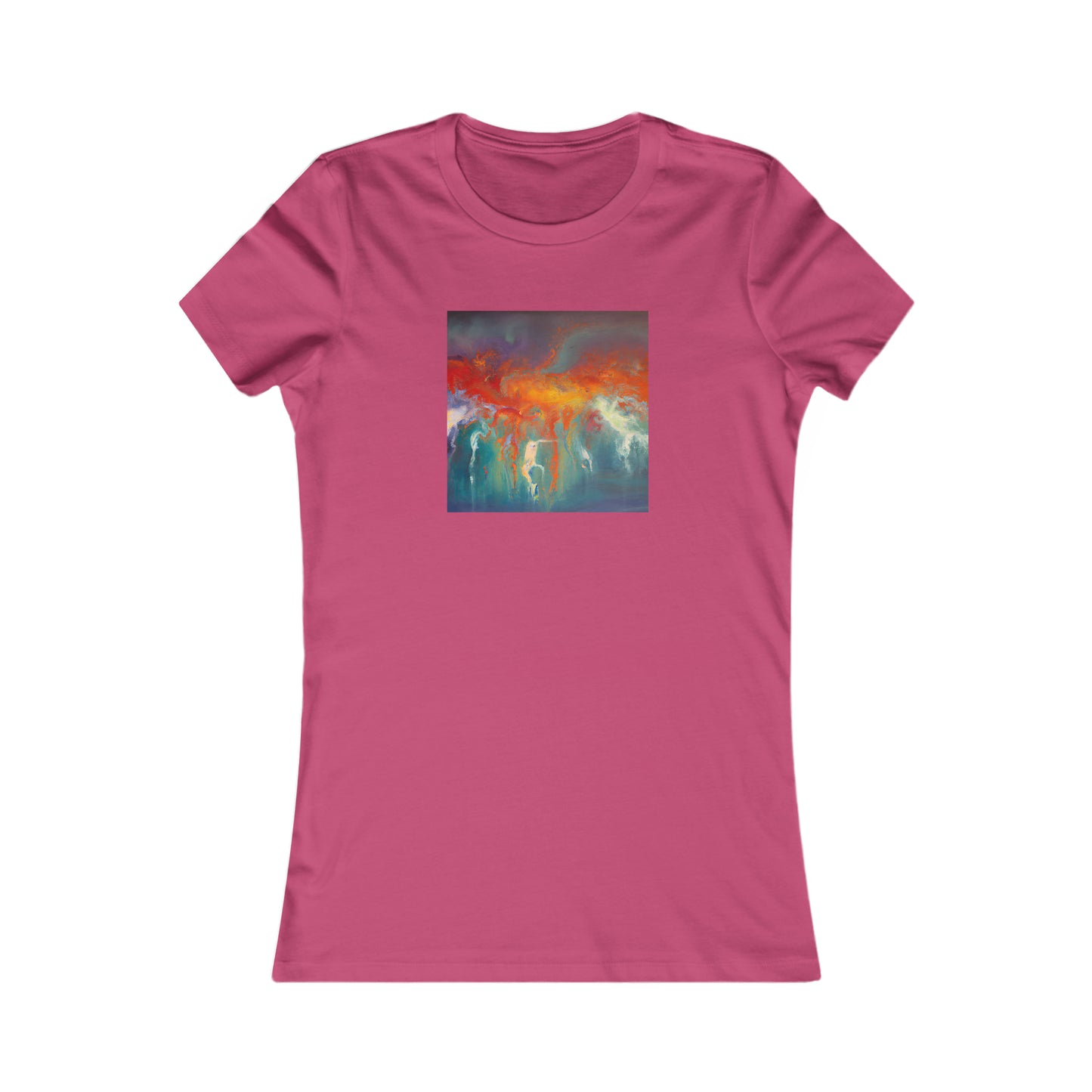 Fluxonite Crystal - Chemistry, Abstractly - Ladies' Cut Tee