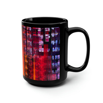 Harrison Blackwell - Air Resistance Force, Abstractly - Black Ceramic Mug 15oz