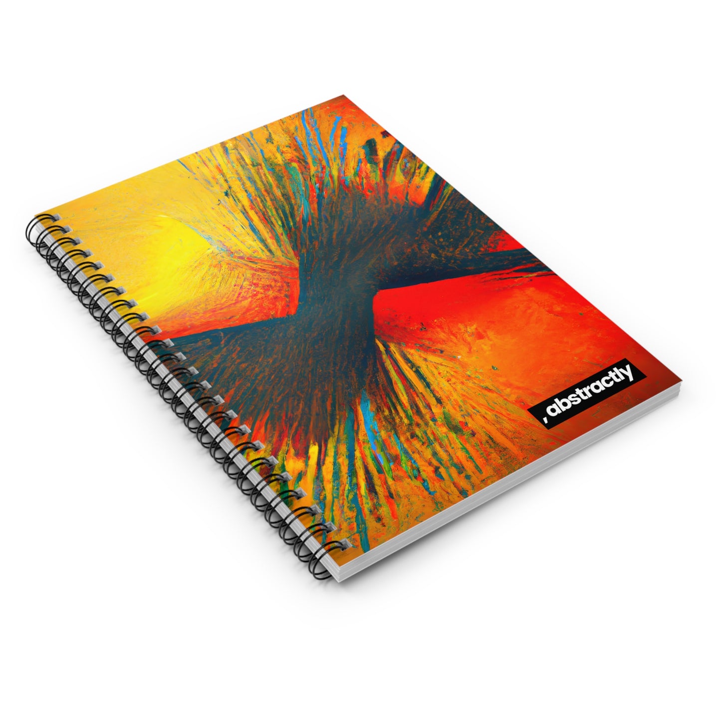 Frances Richter - Gravity Force, Abstractly - Spiral Notebook