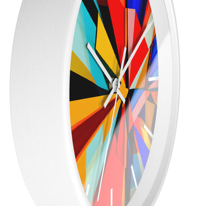 Oliver Lancaster - Electric Force, Abstractly - Wall Clock