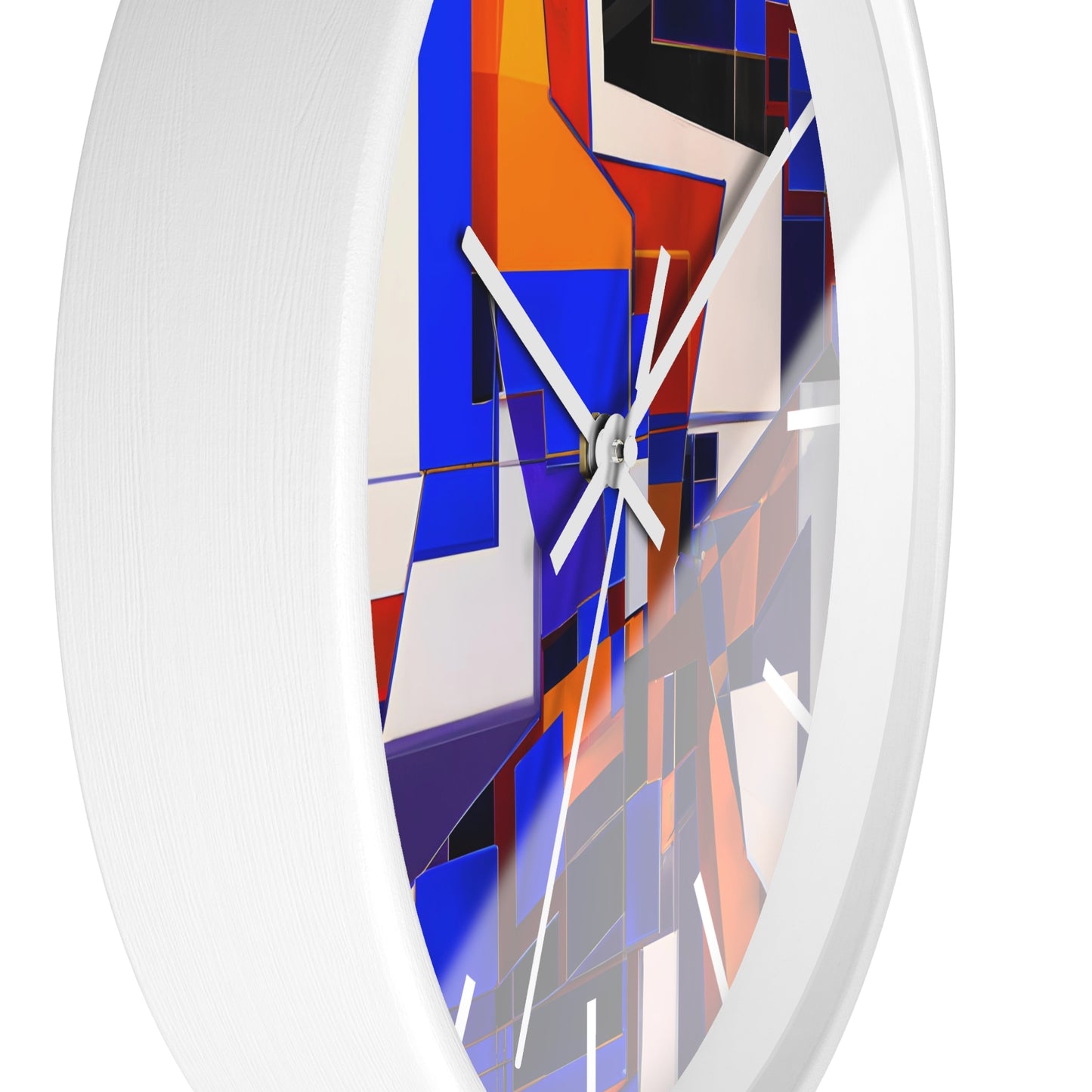 Margot Chamberlain - Friction Force, Abstractly - Wall Clock