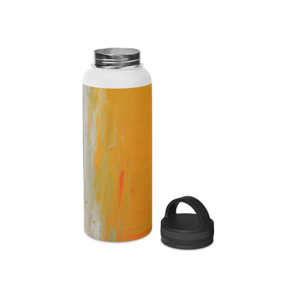 Pixeo Compound - Scandium, Abstractly - Stainless Steel Water Bottle