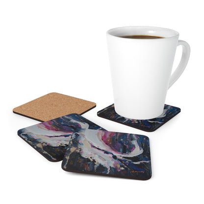 Lumina Etherium - Chemistry, Abstractly - Corkwood Coaster Set of 4