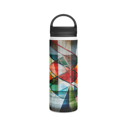 Lillian Czerny - Friction Force, Abstractly - Stainless Steel Water Bottle