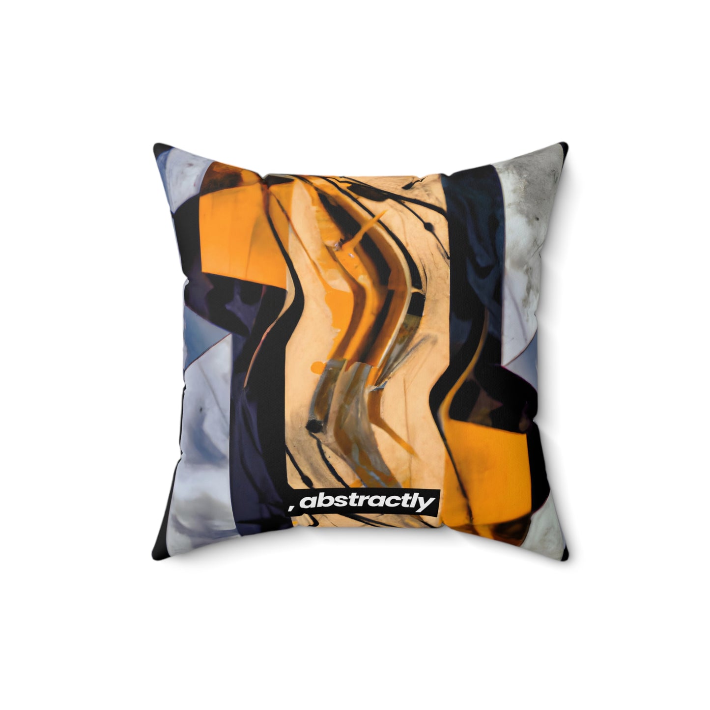 Rosalind Maxwell - Spring Force, Abstractly - Faux Suede Throw Pillow