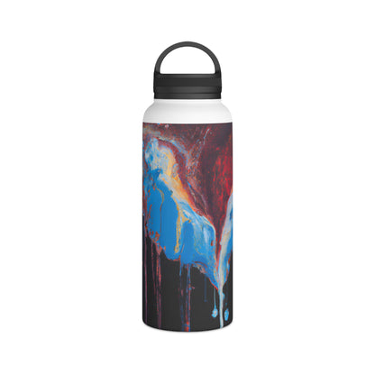 Quantum Quicksilver Crystal - Chemistry, Abstractly - Stainless Steel Water Bottle