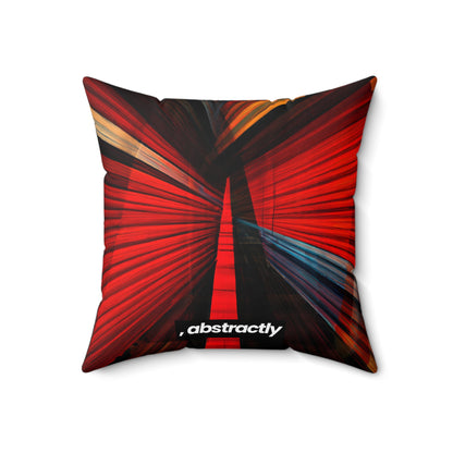 Eleanor Finchley - Electromagnetic Force, Abstractly - Faux Suede Throw Pillow