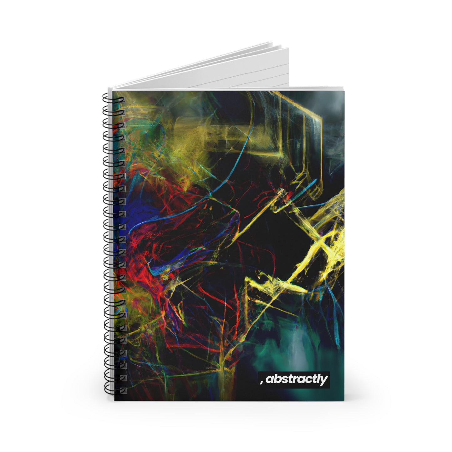 Connie Valdez - Electric Force, Abstractly - Spiral Notebook