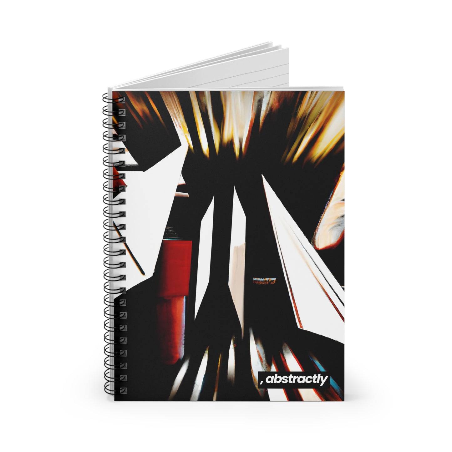 Adrienne Holtzmann - Applied Force, Abstractly - Spiral Notebook