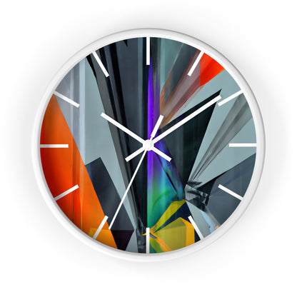 Astrid Hoffmann - Gravity Force, Abstractly - Wall Clock